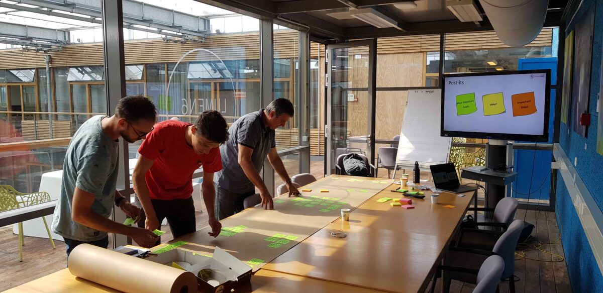 Brown Paper Sessie voor prototype